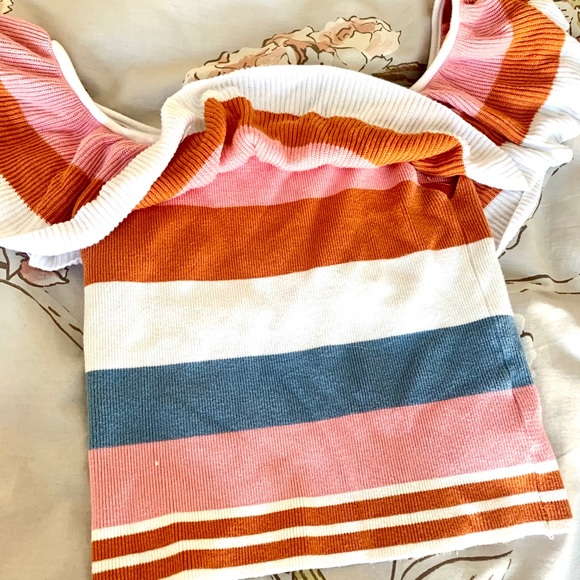 Forever 21 Multicolor Ruffle Top - Picture 3 of 4